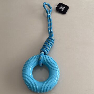 SK Squeaky Ring Rope Blue