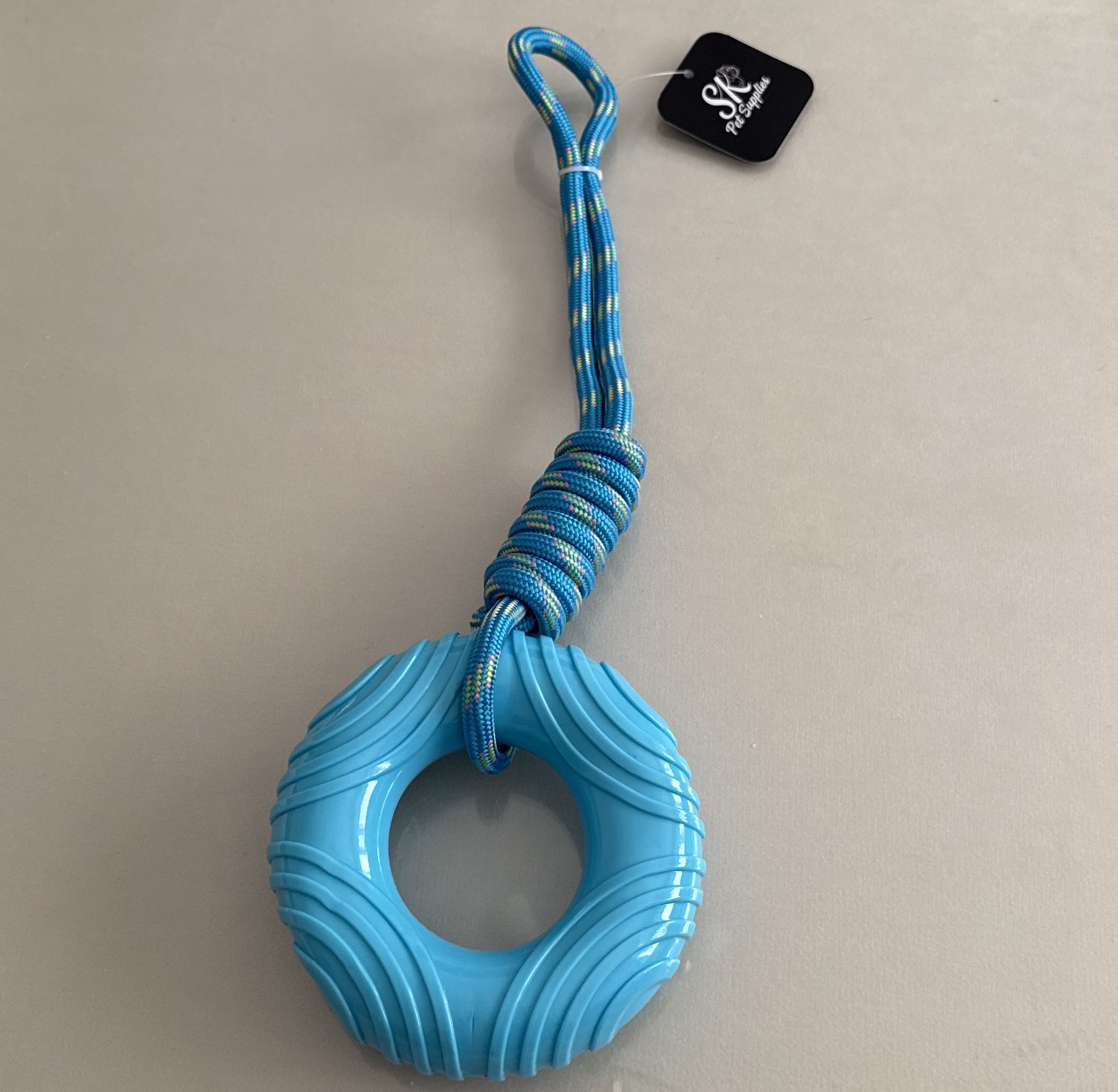 SK Squeaky Ring Rope Blue