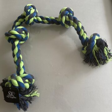 SK XL Mega Rope Toy Blue & Green